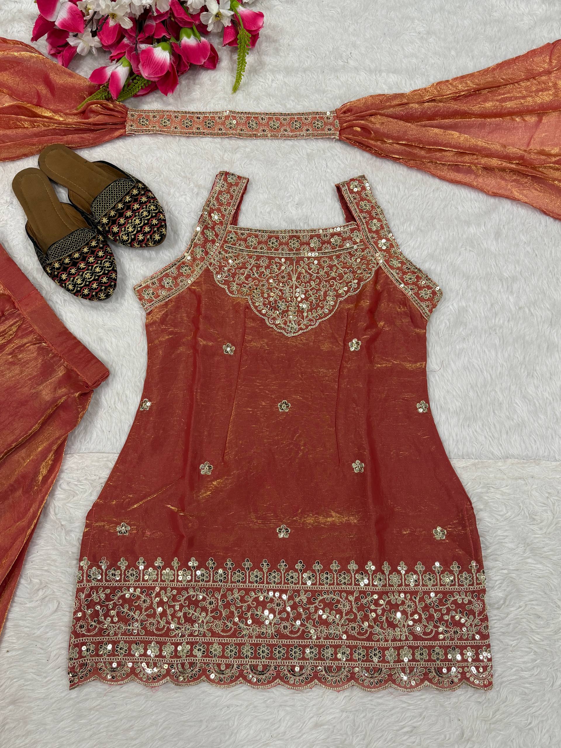 The Sovereign Sage Metallic Palazzo Set