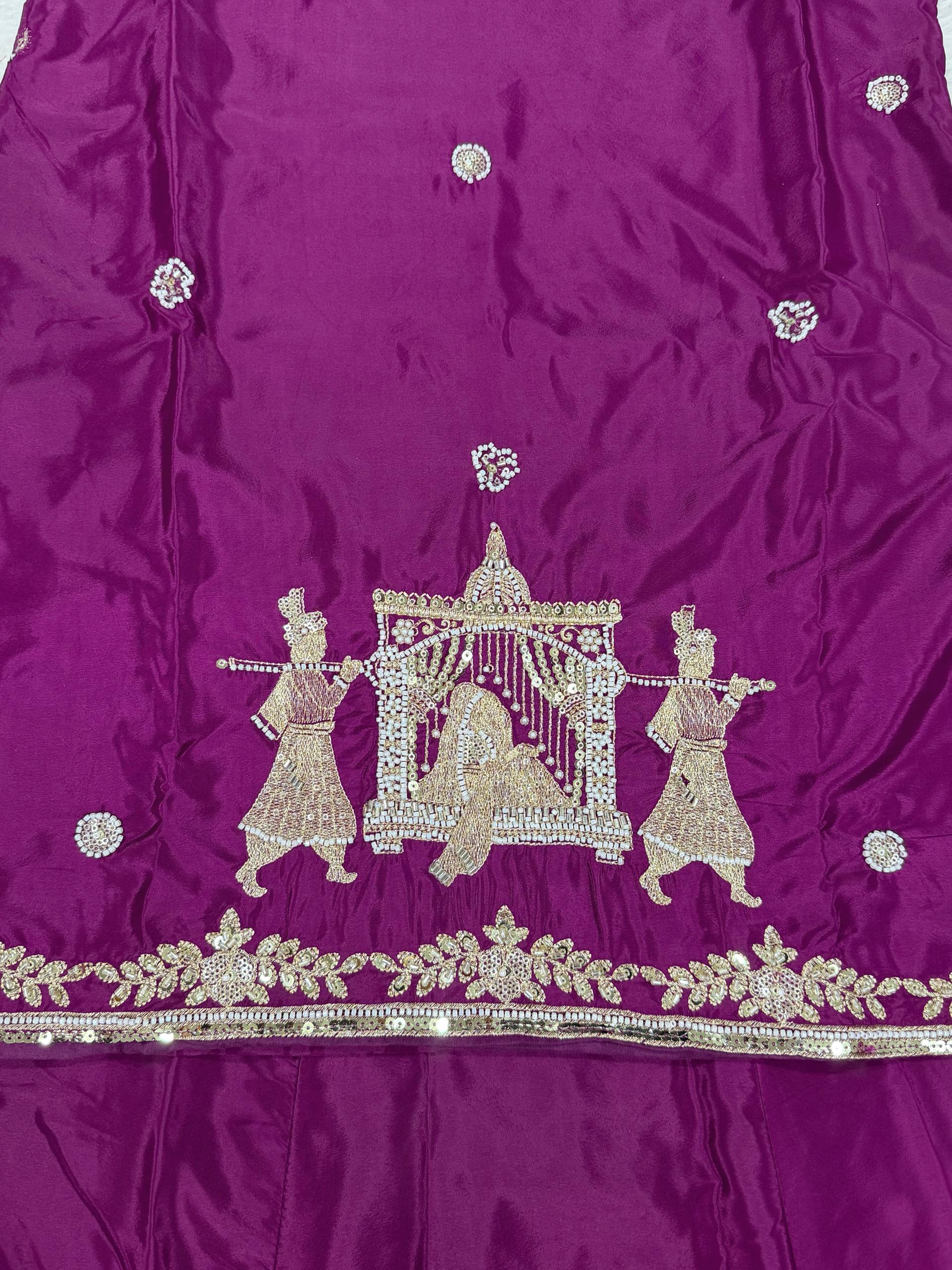 The Sovereign Crimson Palanquin Silk Set