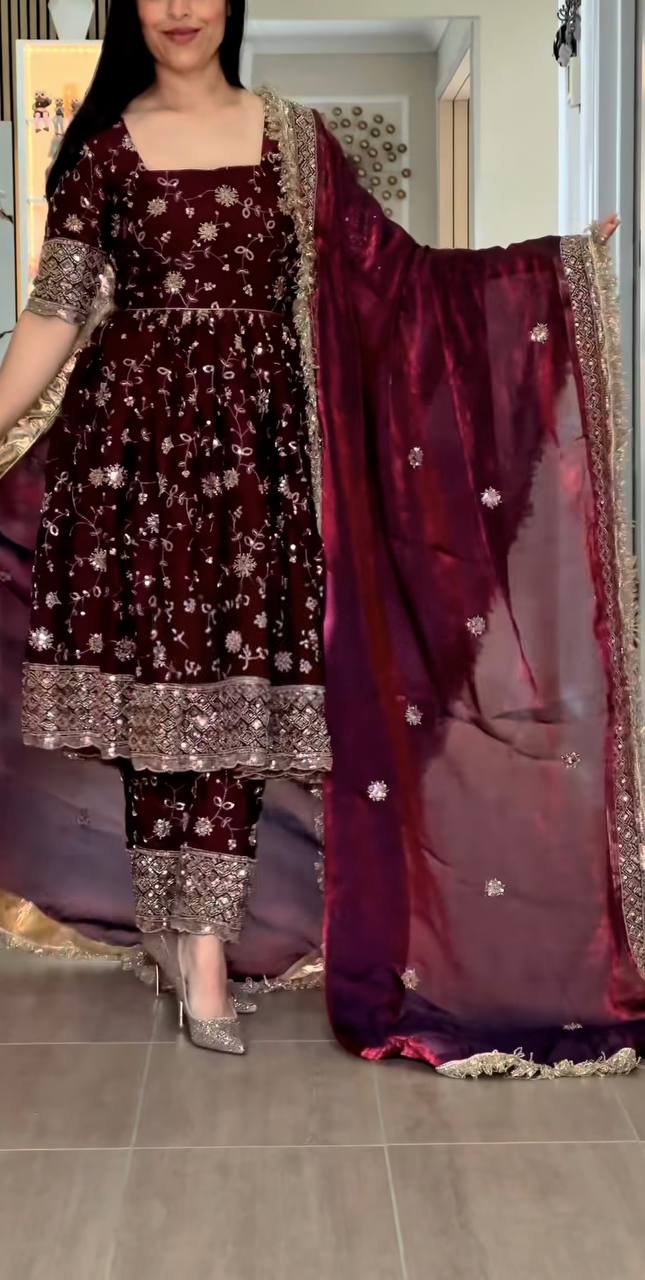 Regal Marigold Silk Heritage Gala Suit