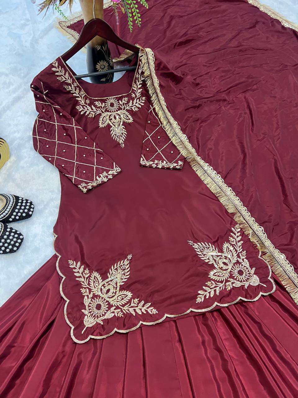 Obsidian Noir Opulence Kurta Set
