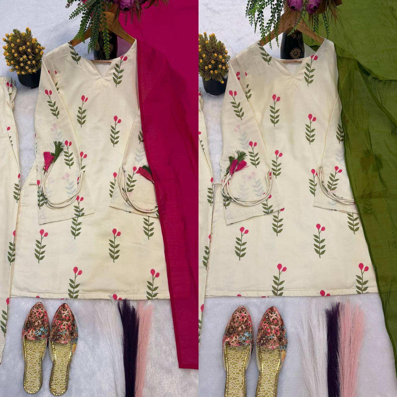 The Ethereal Ivory Floral Heritage Set